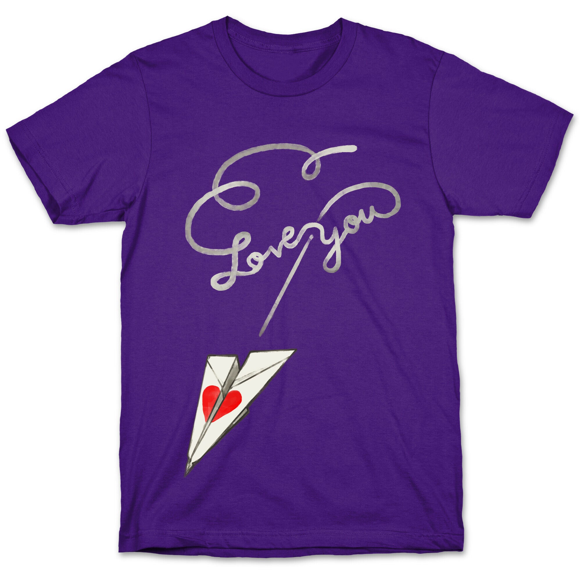 Love Letter Paper Airplane T-Shirt
